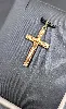 pendentif croix avec motifs or 750 millième (18 ct) 0,97g