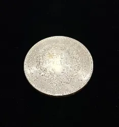 pièce 50 francs hercule 1975 argent 900 millième 30g