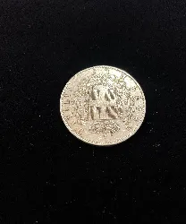 pièce italienne 5 lire victor emmanuel ii argent 900 millième 24,99g