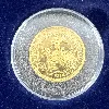 pièce or médaille de reproduction de monnaie franc à cheval de jean ii le bon or 585 millième (14 ct) 3,13g or 585 millième (14 ct