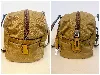 prada sac vintage marron canapa logo