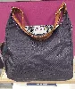 sac longchamp besace pliage mauve