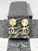 chanel boucles d'oreilles pandantes cc