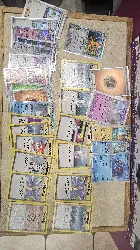 lot de 50 cartes pokémon communes