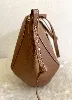 polène cyme sac à main grand modele en cuir camel grainé