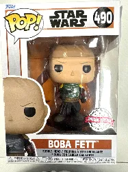 figurine funko pop! star wars boba fett unmasked # 490 – édition spéciale