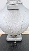 collier motifs coeurs en 2 ors or 750 millième (18 ct) 2,06g