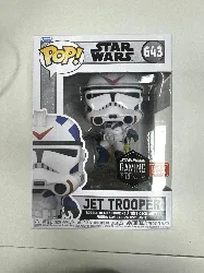 figurine funko! pop - star wars : battlefront n°643 - jet trooper (73906)