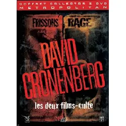 dvd coffret david cronenberg : rage/frissons-digipack 2 dvd