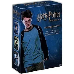 dvd coffret harry potter 6 dvd : harry potter à l'ecole des sorciers / harry potter et la chambre des secrets / harry potter et le