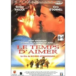 dvd le temps d'aimer