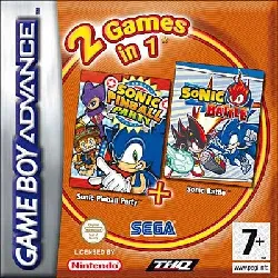 jeu gba combo sonic pinball + sonic battle