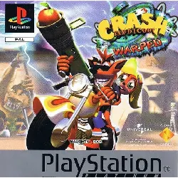 jeu ps1 crash bandicoot: warped platinum