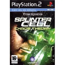 jeu ps2 splinter cell - chaos theory