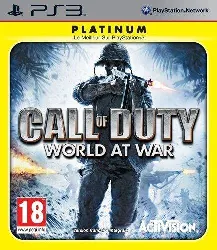 jeu ps3 call of duty 5 : world at war platinum