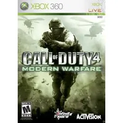 jeu xbox 360 call of duty 4