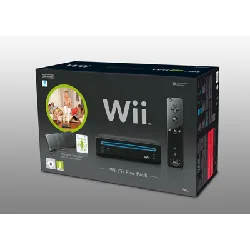 console nintendo wii noire pack wii fit plus