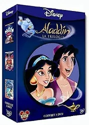 dvd aladdin + le retour de jafar + aladdin et le roi des voleurs - coffret 3 dvd