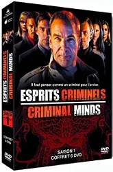 dvd esprits criminels, saison 1 - coffret 6 dvd