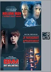 dvd hollow man / jf partagerait appartement / 8 mm - coffret flixbox 3 dvd [franzosich]