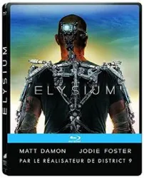 blu-ray elysium - édition limitée exclusive amazon.fr boîtier steelbook - blu - ray