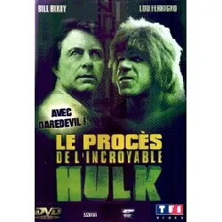 dvd le procès de l'incroyable hulk