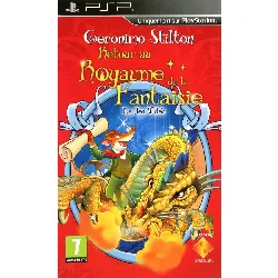 jeu sony psp geronimo stilton le royaume de la fantaisie