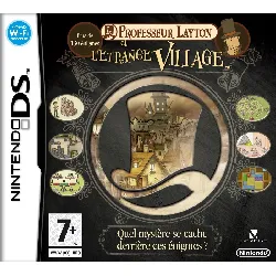 jeu ds nintendo le professeur layton et l'etrange village