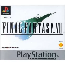 jeu ps1 final fantasy vii - edition platinum