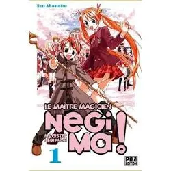 livre manga le maître magicien negima no 1 ken akamatsu pika