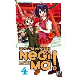 livre manga le maître magicien negima no 4 ken akamatsu pika