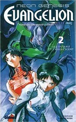 livre neon genesis evangelion - tome 02: le couteau et l'adolescent