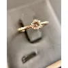 bague solitaire diamant 0.2ct ev or 750 millieme (18ct)