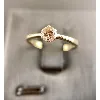 bague solitaire diamant 0.2ct ev or 750 millieme (18ct)