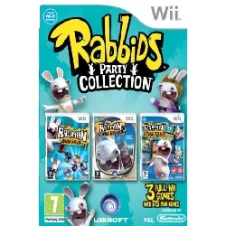 jeu wii the lapins cretins party collection