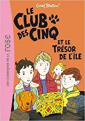 livre le club des cinq, tome 1 : le club des cinq et le trésor de l'île