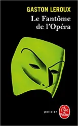 livre le fantôme de l'opéra