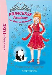 livre princesse academy, tome 40 : princesse agathe et le petit panda