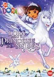 dvd dora l'exploratrice : princesse des neiges - edition belge