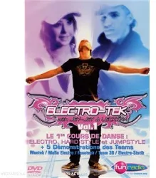 dvd electro - tek, vol. 1 : le 1er cours de danse - electro, hard style et jumpstyle