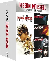 dvd mission : impossible - l'intégrale des 5 films