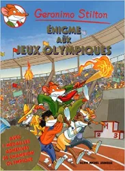 livre geronimo stilton : enigme aux jeux olympiques