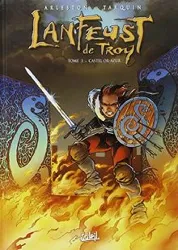 livre lanfeust de troy tome 3 - castel or - azur