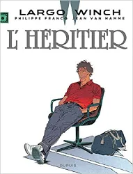 livre largo winch - tome 1 - l'héritier (grand format)