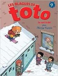 livre les blagues de toto, tome 9 : le sot à ski