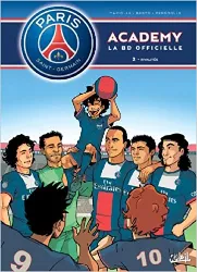 livre paris saint - germain academy t02: rivalités