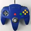 manette filaire nintendo n64 bleu