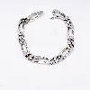 bracelet maille figaro argent 925 millième (22 ct) 29,29g