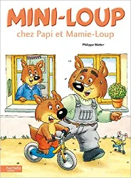 livre mini - loup chez papi et mamie - loup