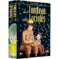 dvd le tombeau des lucioles - edition collector - coffret dvd + 2 livres